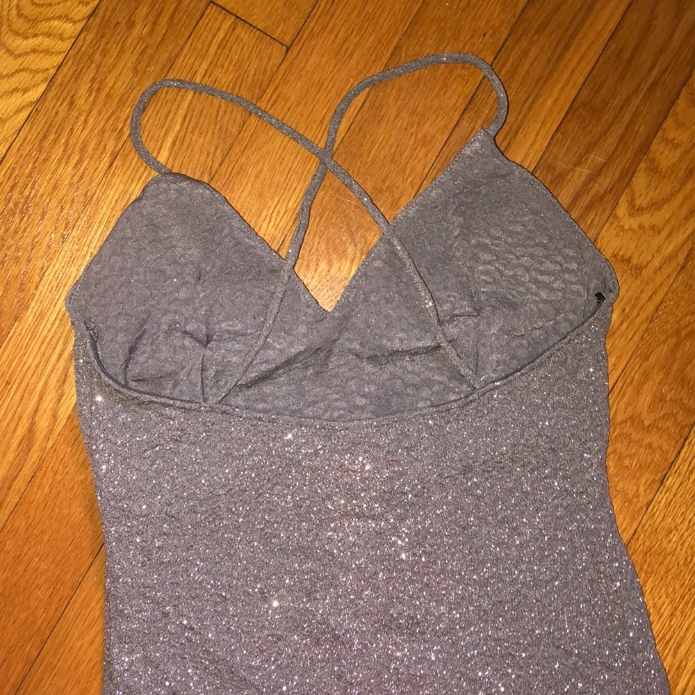 Gray sparkly dress - Picture 4 of 4